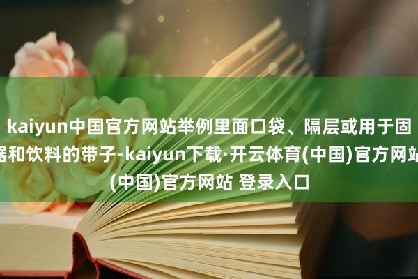 kaiyun中国官方网站举例里面口袋、隔层或用于固定食物容器和饮料的带子-kaiyun下载·开云体育(中国)官方网站 登录入口